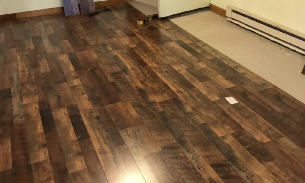 Beautifully installed new flooring by Appalachian Contractors, showcasing elegance and quality craftsmanship.
