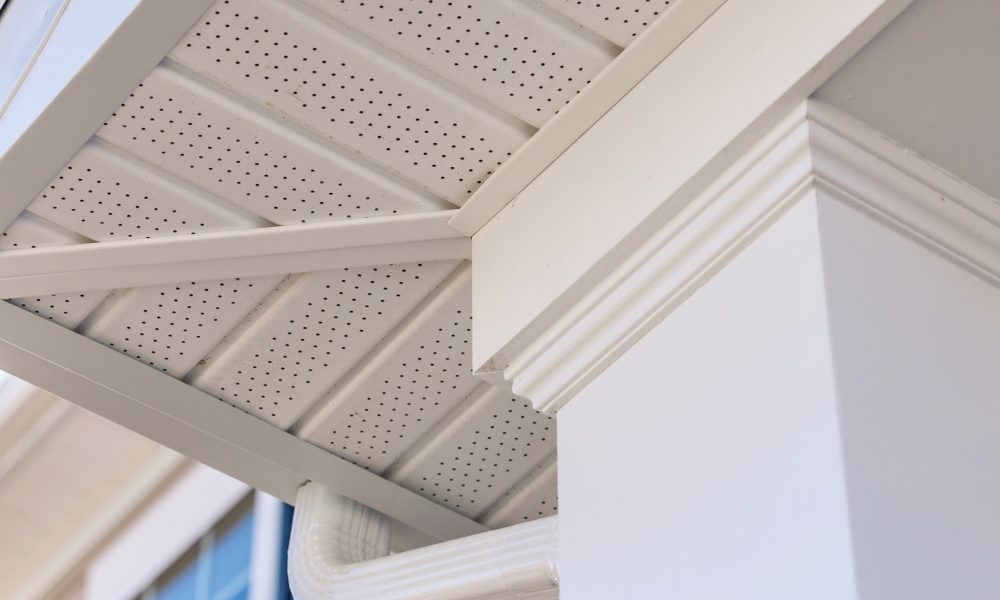 Modern home featuring stylish soffit and fascia installed by Appalachian Contractors